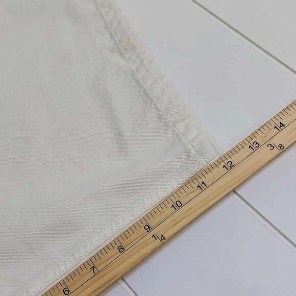 Levi's 469 Men's W41 Inseam 12" Loose Fit Denim Shorts Cream 100% Cotton NEW! - Picture 11 of 11